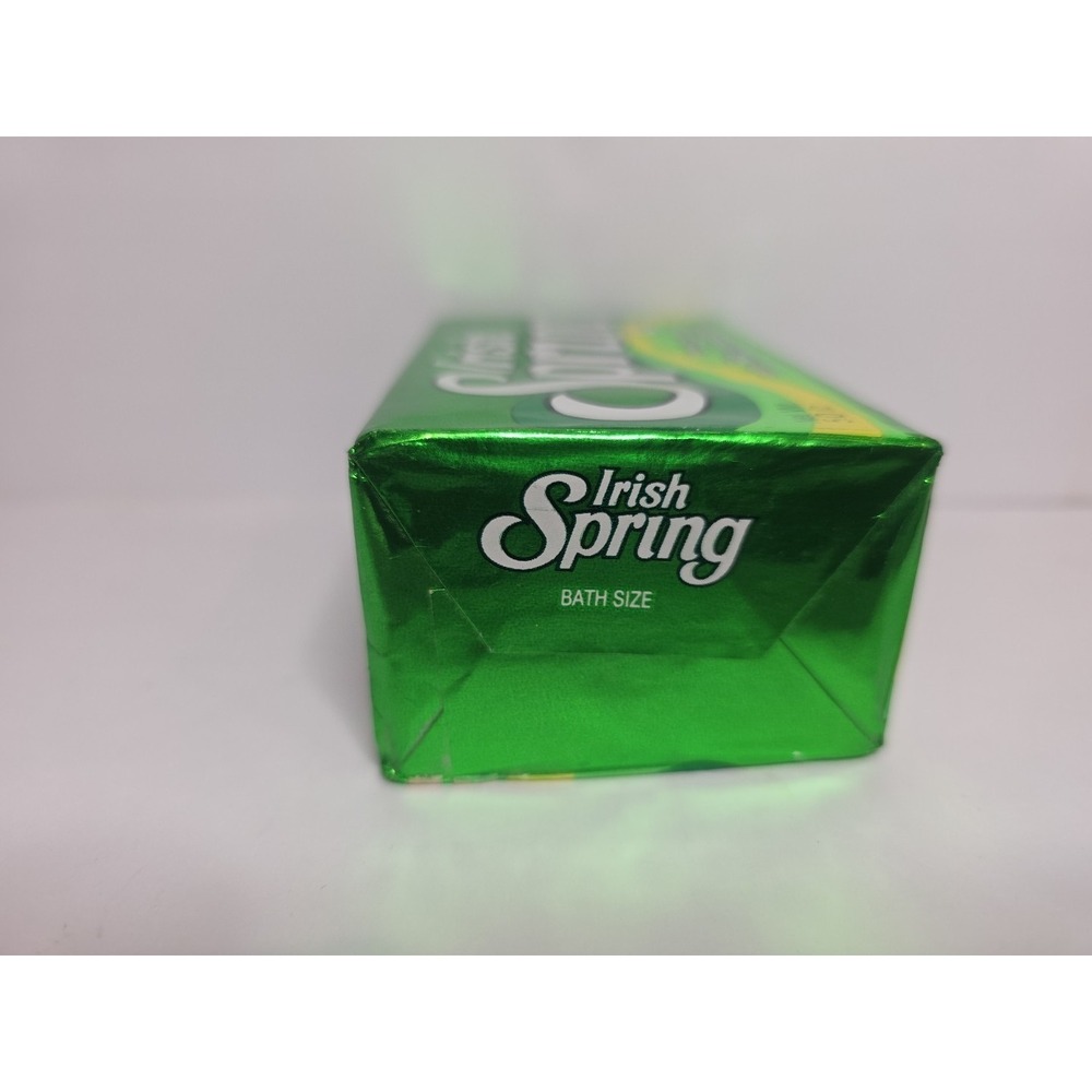 Irish‎ Spring Deodorant Soap Bar Vintage Green Foil  NOS Sealed - Picture 5 of 6